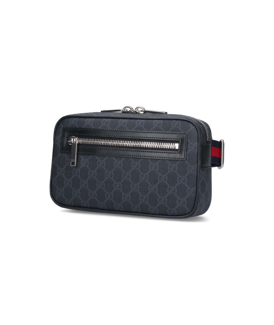 GUCCI Черная поясная сумка, фото 2