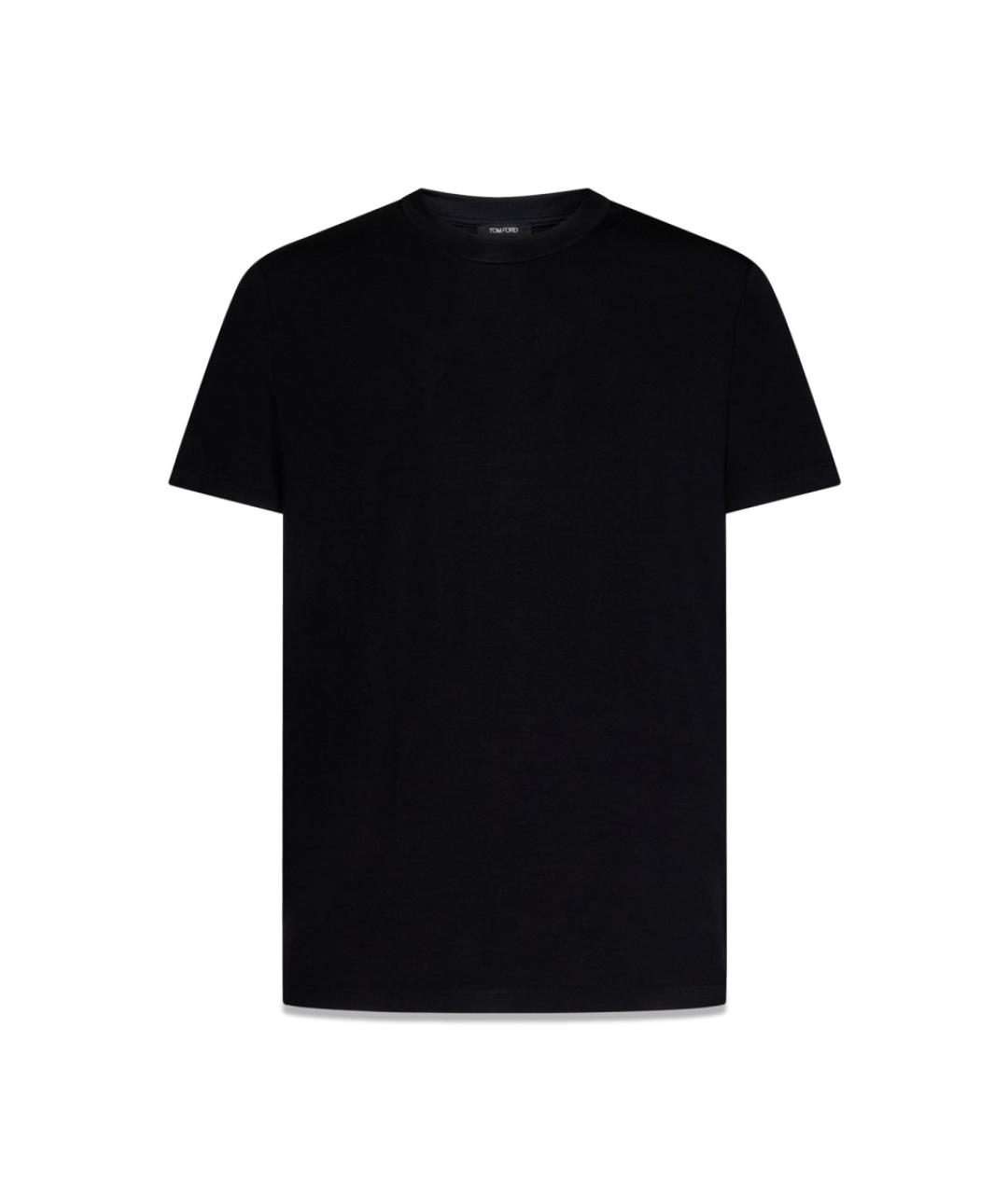 TOM FORD Черная хлопковая футболка, фото 1