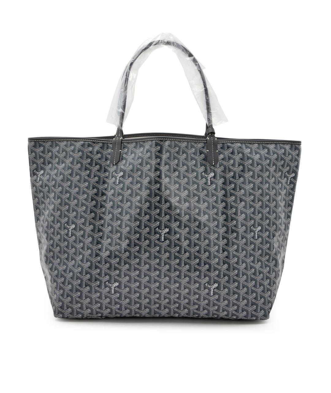 GOYARD Серая кожаная сумка тоут, фото 1