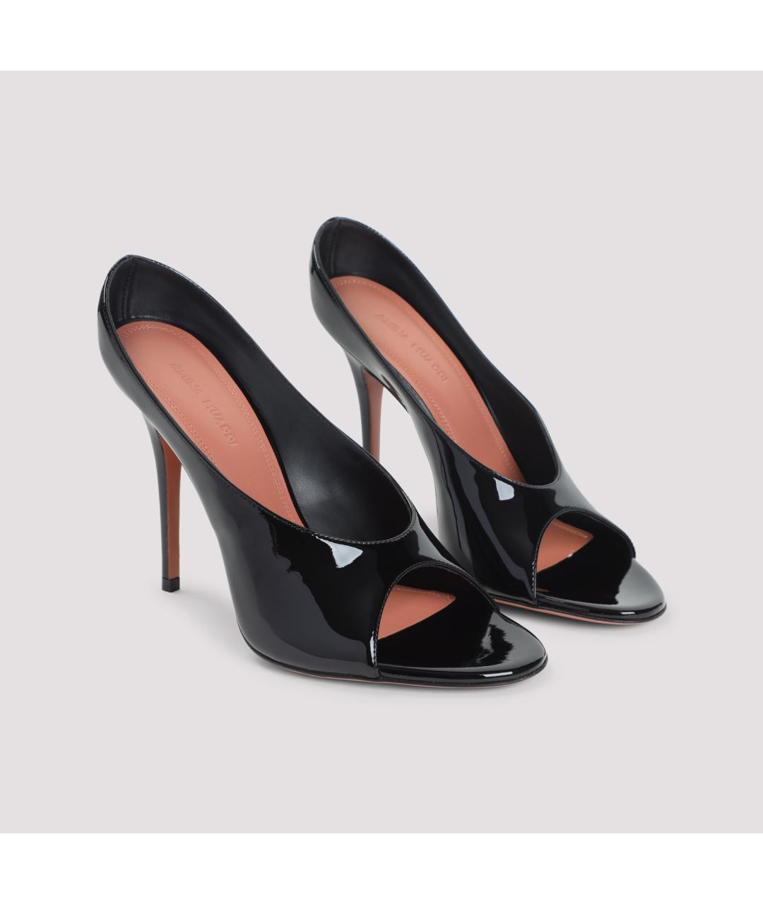 Amina Muaddi Черные туфли, фото 3