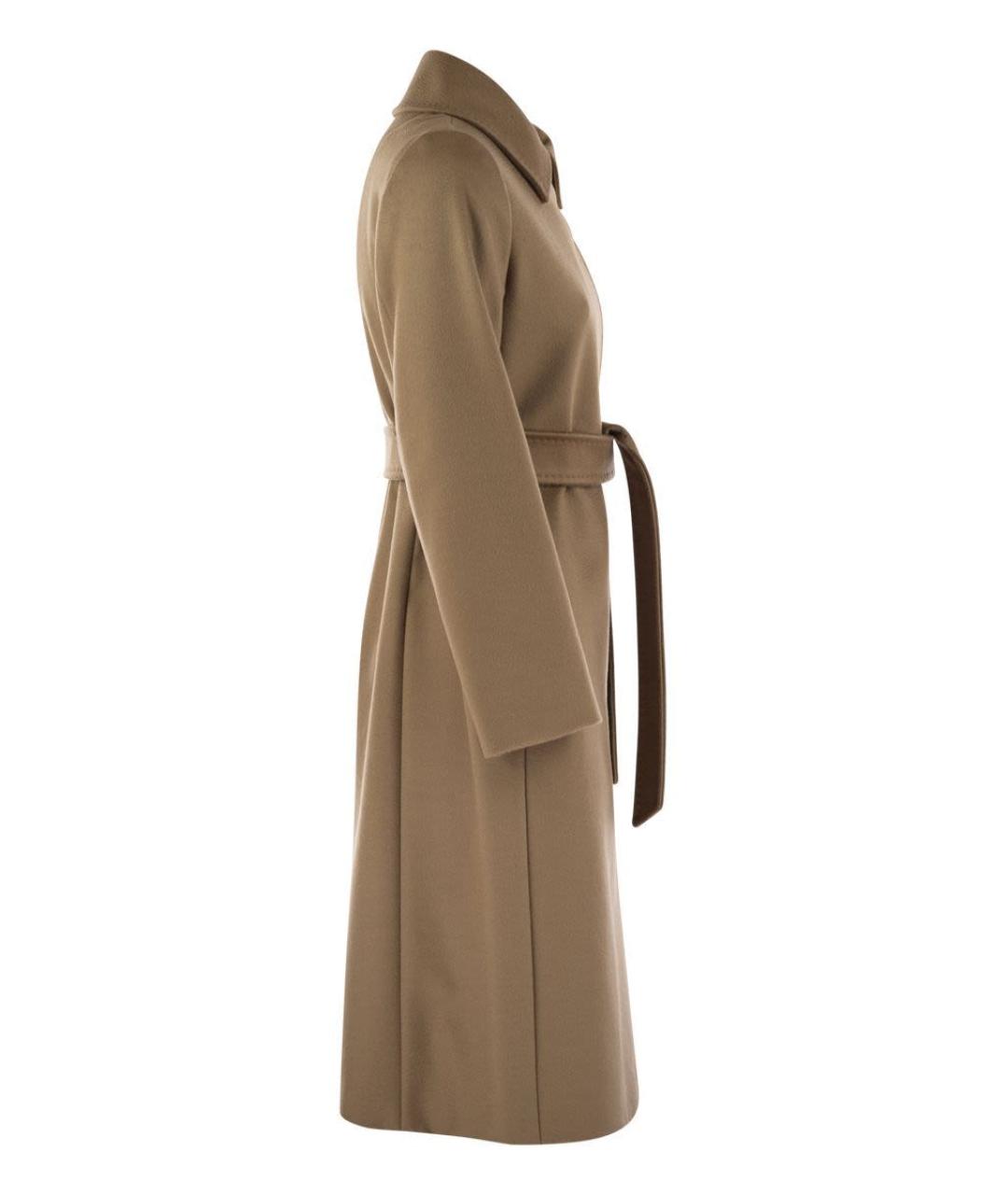 MAX MARA Бежевое шерстяное пальто, фото 3