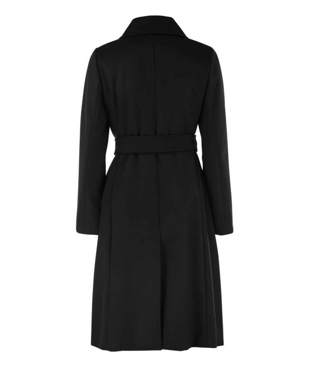 MAX MARA Черное шерстяное пальто, фото 2