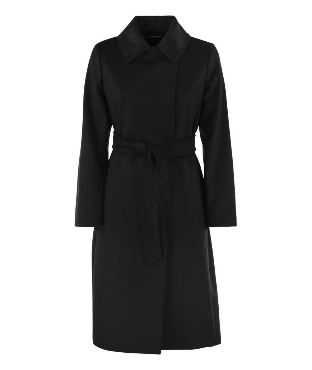 MAX MARA Черное шерстяное пальто, фото 1