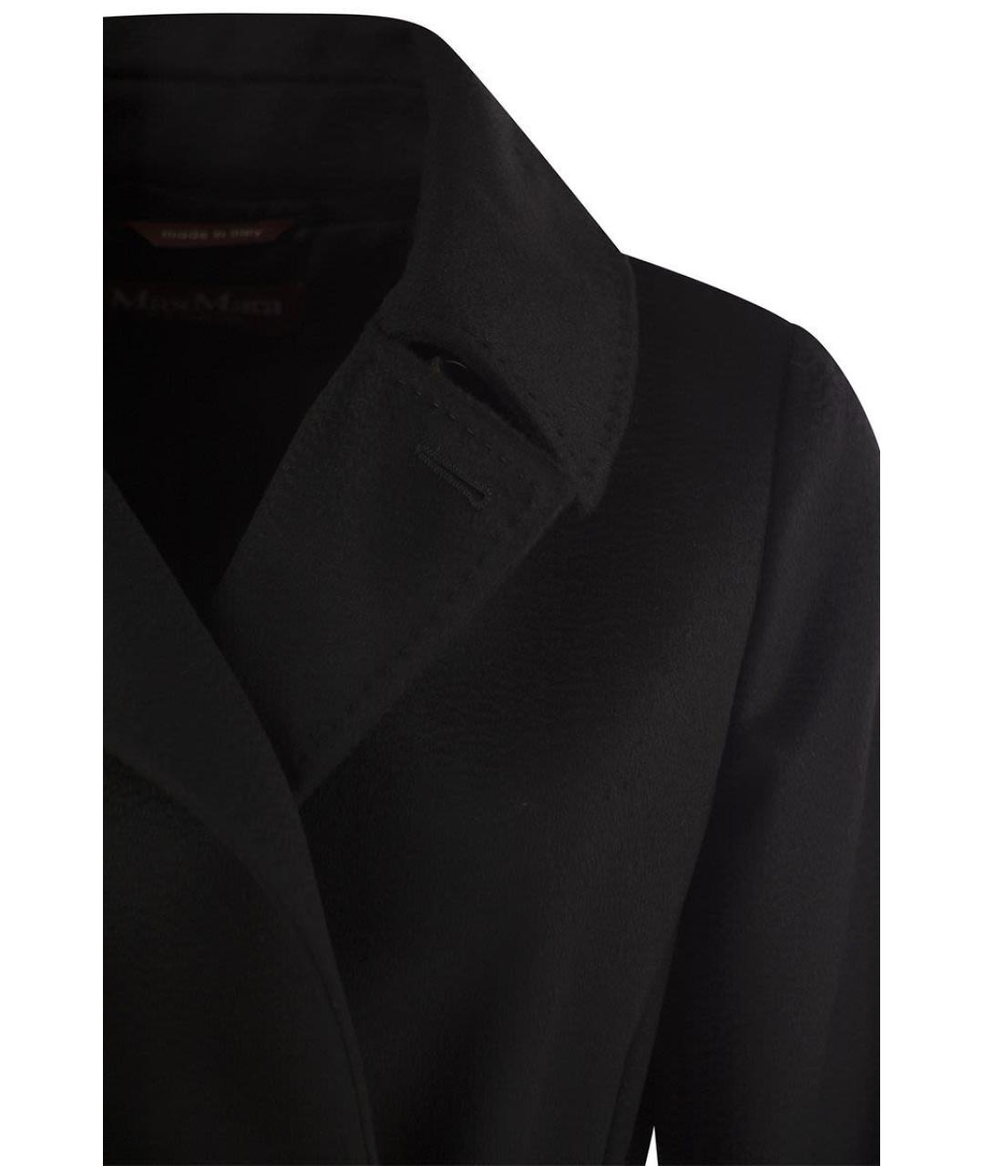 MAX MARA Черное шерстяное пальто, фото 4