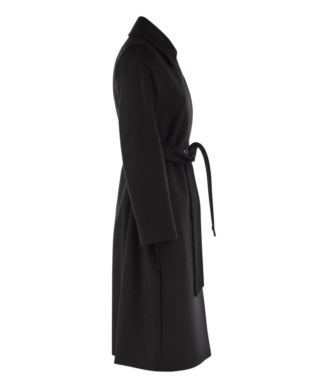 MAX MARA Черное шерстяное пальто, фото 3