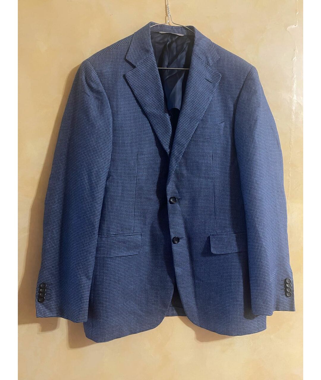 CANALI Темно-синий шелковый пиджак, фото 8