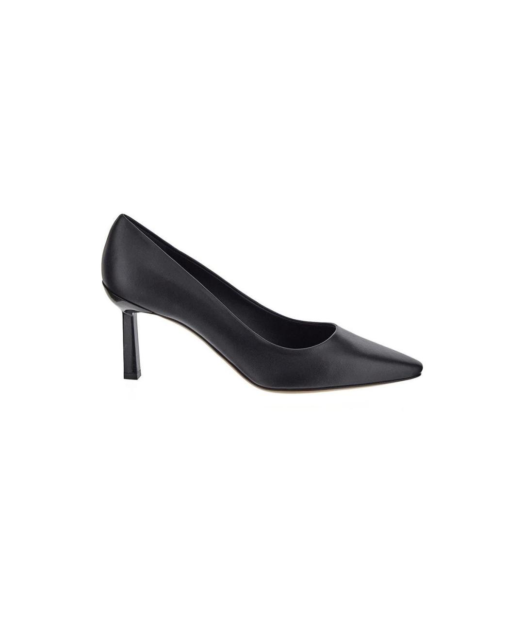 FERRAGAMO Черные кожаные туфли, фото 1