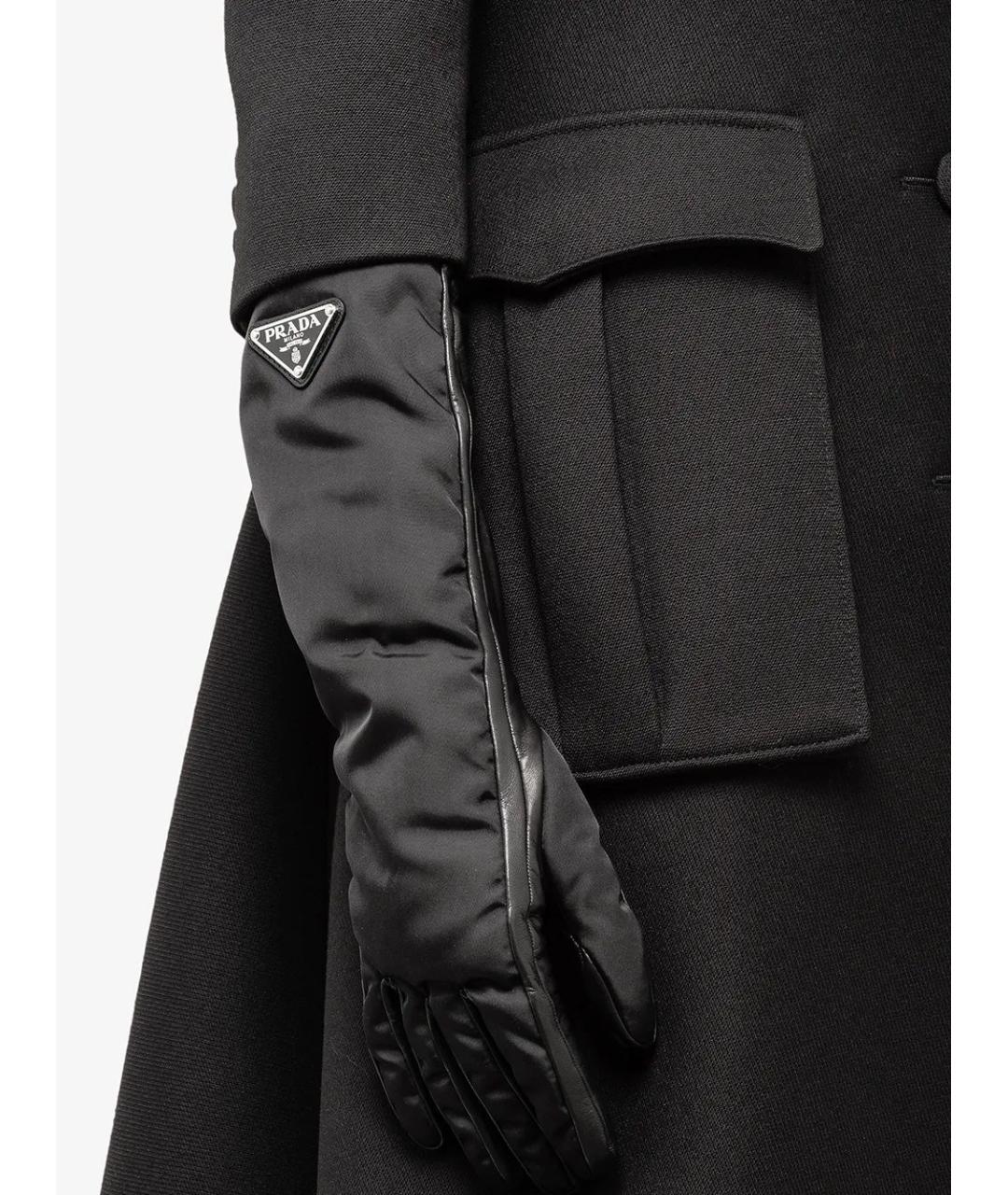 PRADA Черные перчатки, фото 3