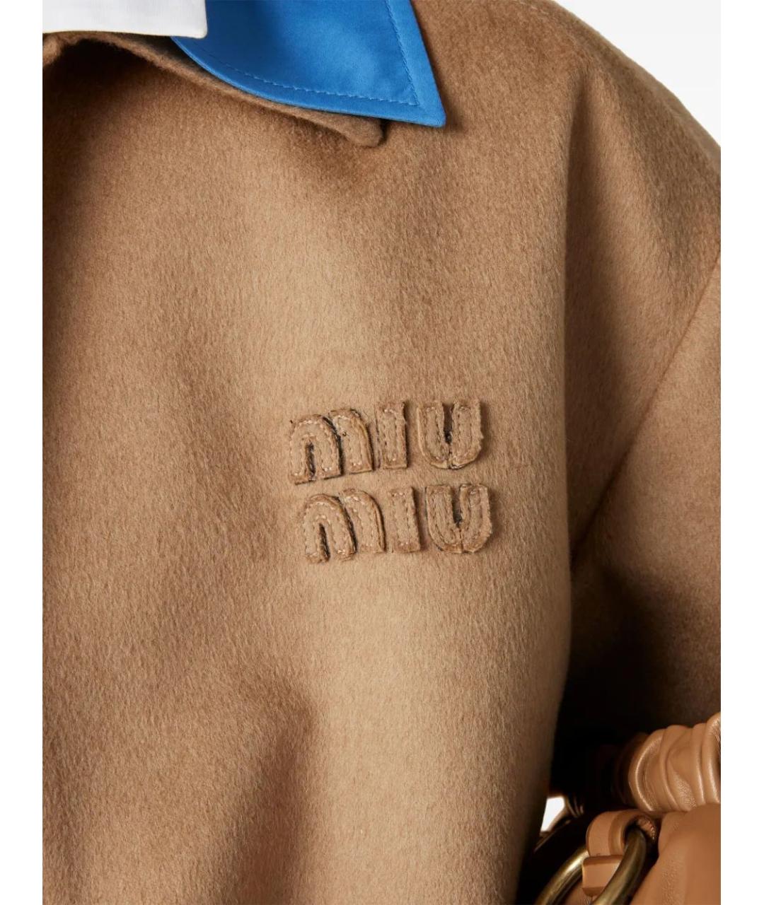 MIU MIU Коричневая куртка, фото 4