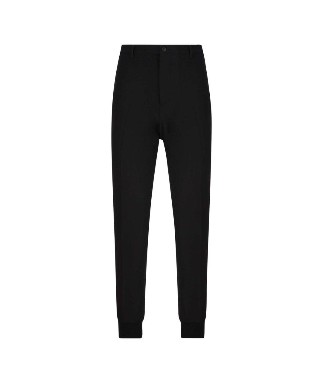 PRADA Темно-синие повседневные брюки, фото 1