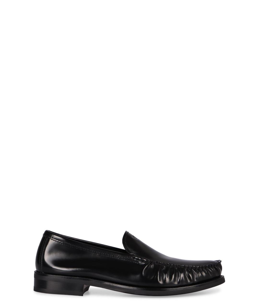PRADA Черные кожаные лоферы, фото 2