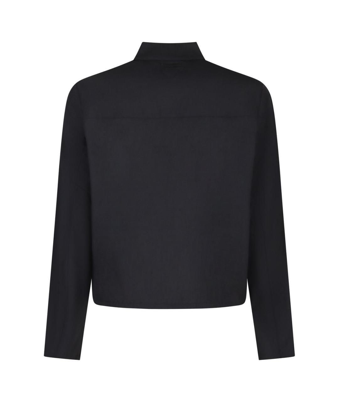 PRADA Темно-синяя шерстяная куртка, фото 2