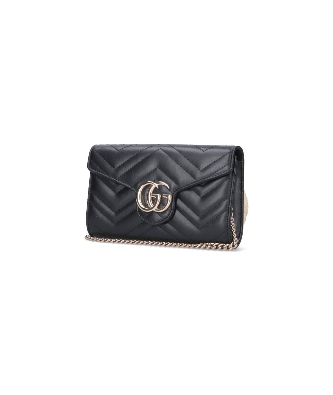GUCCI Черный кожаный кошелек, фото 2