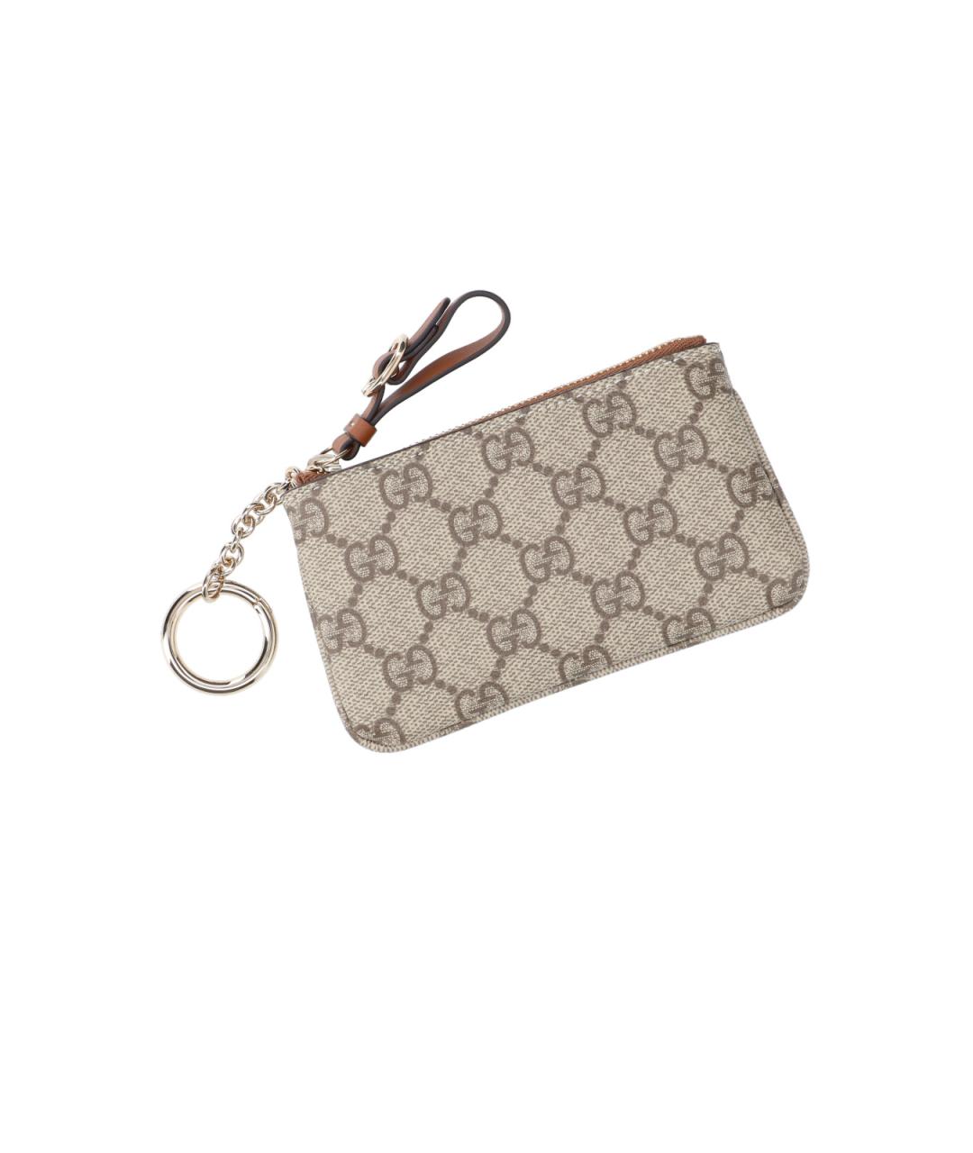 GUCCI Бежевая ключница, фото 4