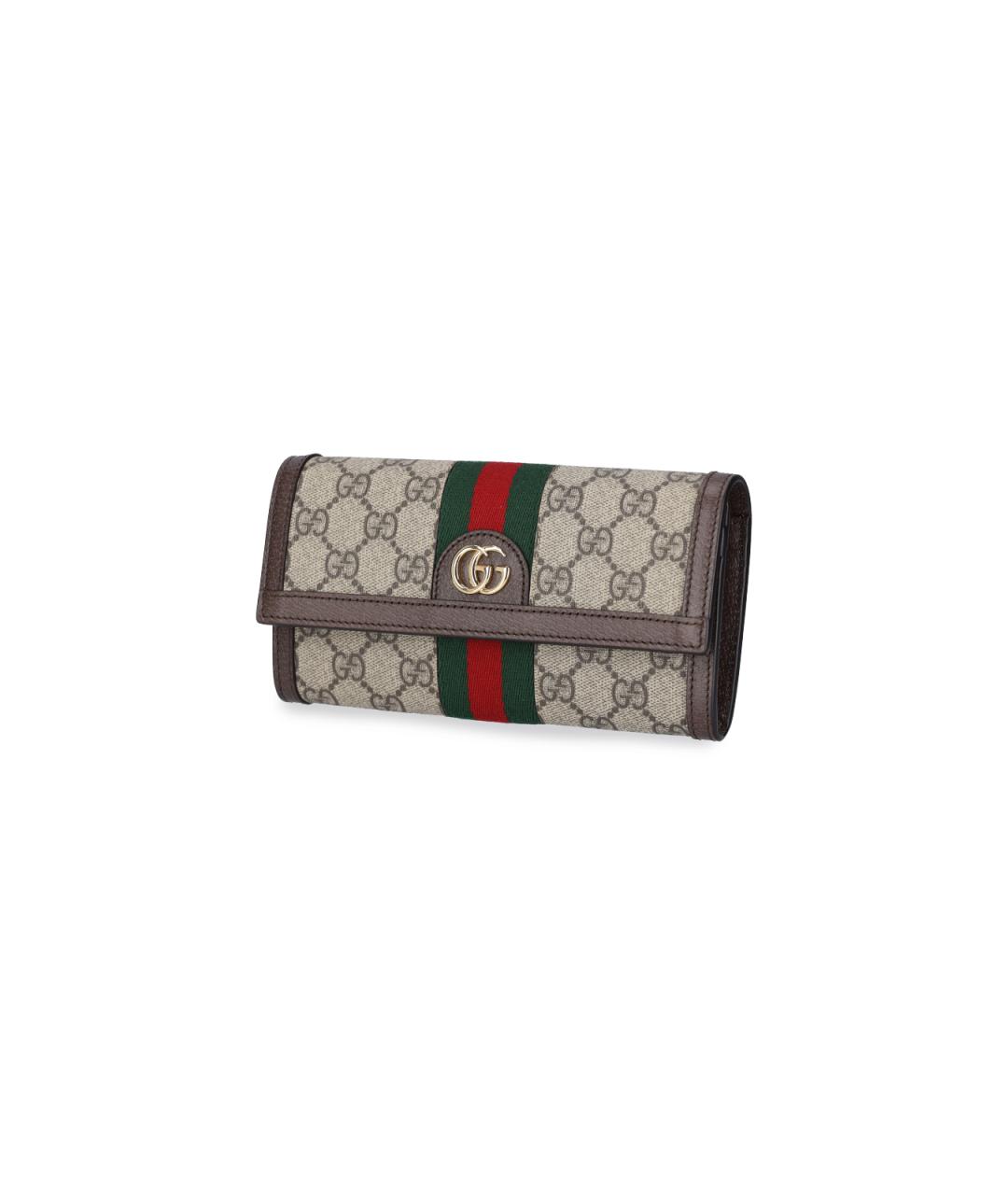GUCCI Бежевый кошелек, фото 2