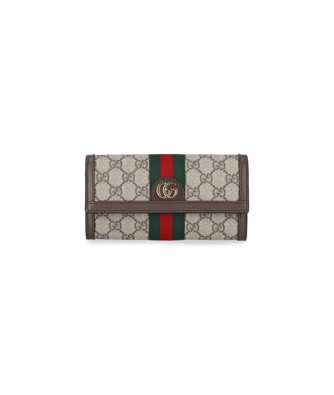 GUCCI Бежевый кошелек, фото 1