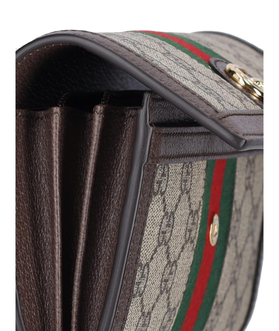 GUCCI Бежевый кошелек, фото 4