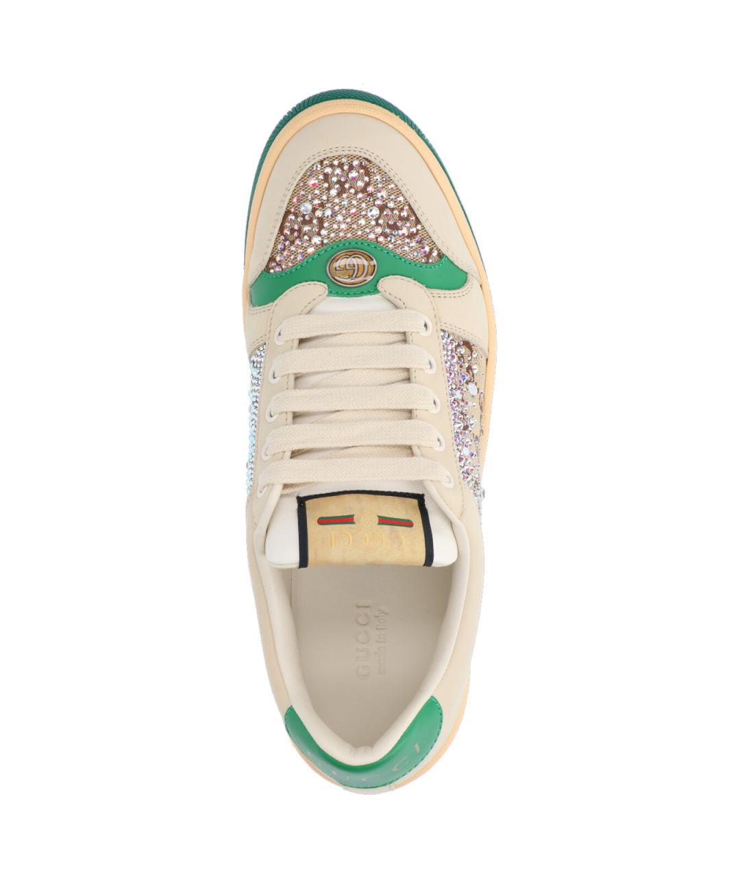 GUCCI Бежевые кеды, фото 5