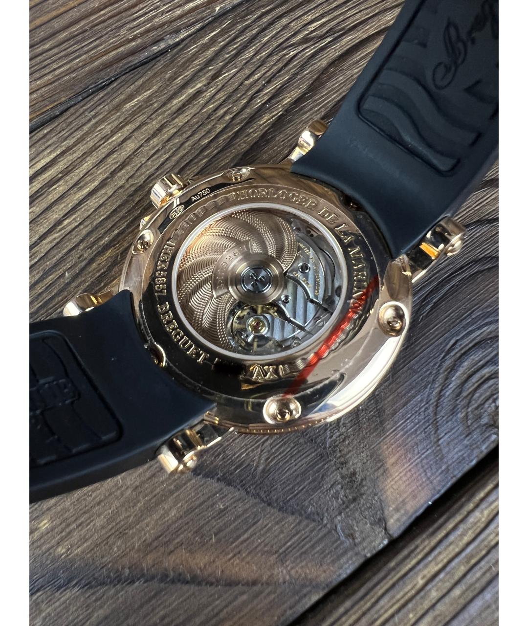 Breguet Черные часы из розового золота, фото 8