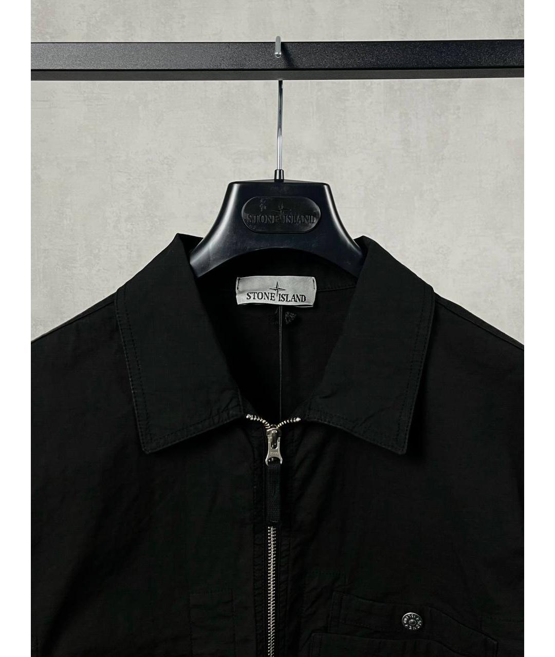 STONE ISLAND Черная куртка, фото 2