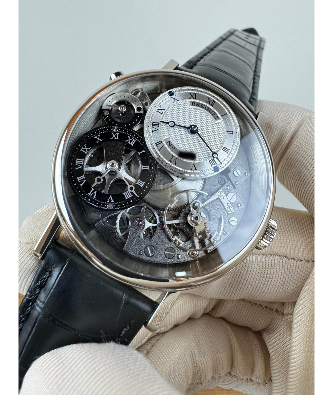 Breguet Черные часы из белого золота, фото 4