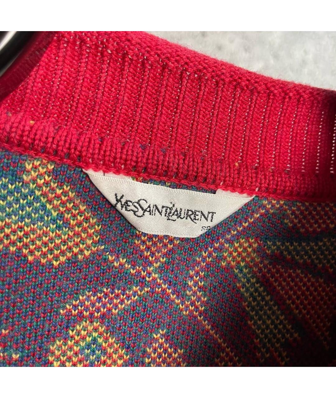 SAINT LAURENT Желтый джемпер / свитер, фото 5