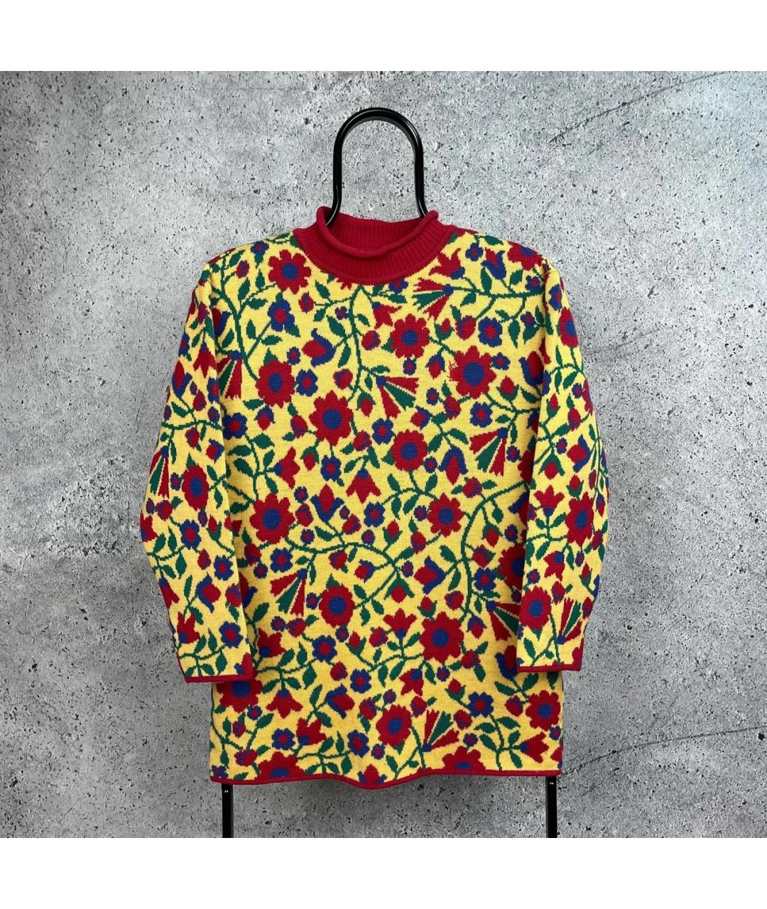 SAINT LAURENT Желтый джемпер / свитер, фото 6