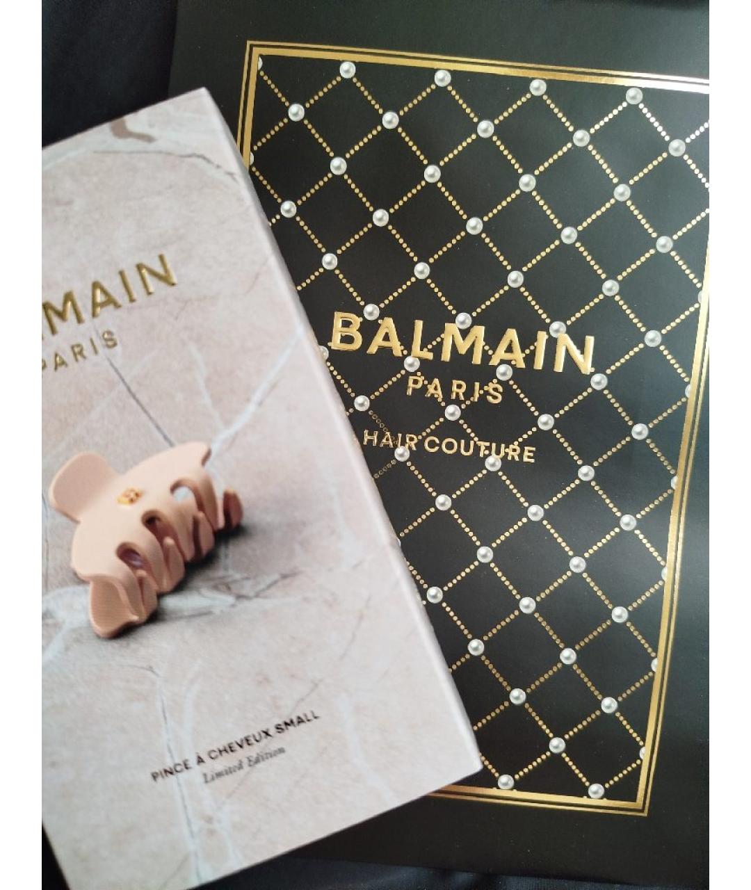 BALMAIN Бежевая заколка, фото 7