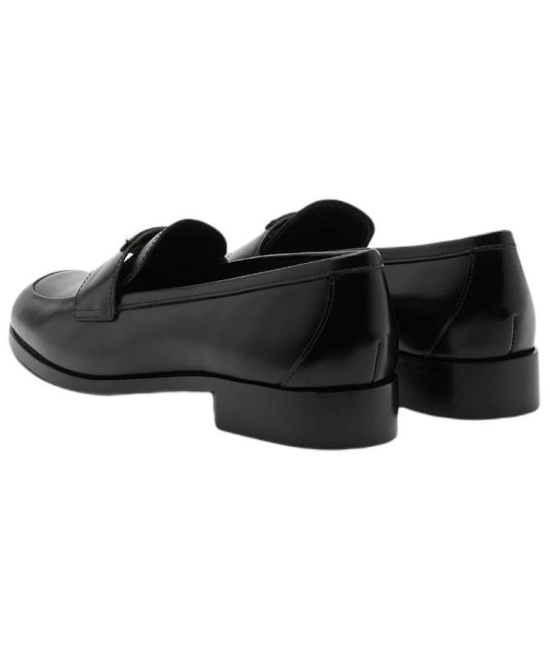 PRADA Черные кожаные лоферы, фото 5