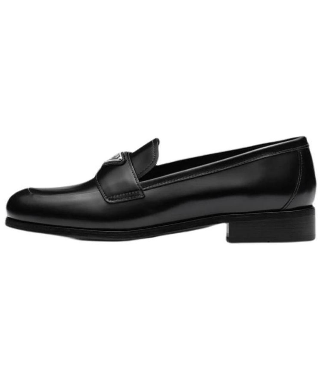 PRADA Черные кожаные лоферы, фото 6