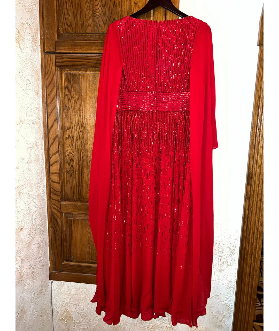 ESCADA Красное шелковое вечернее платье, фото 4