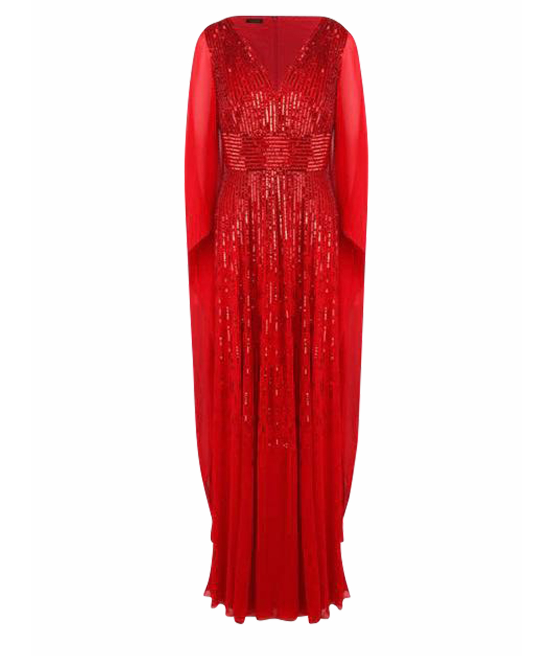 ESCADA Красное шелковое вечернее платье, фото 1