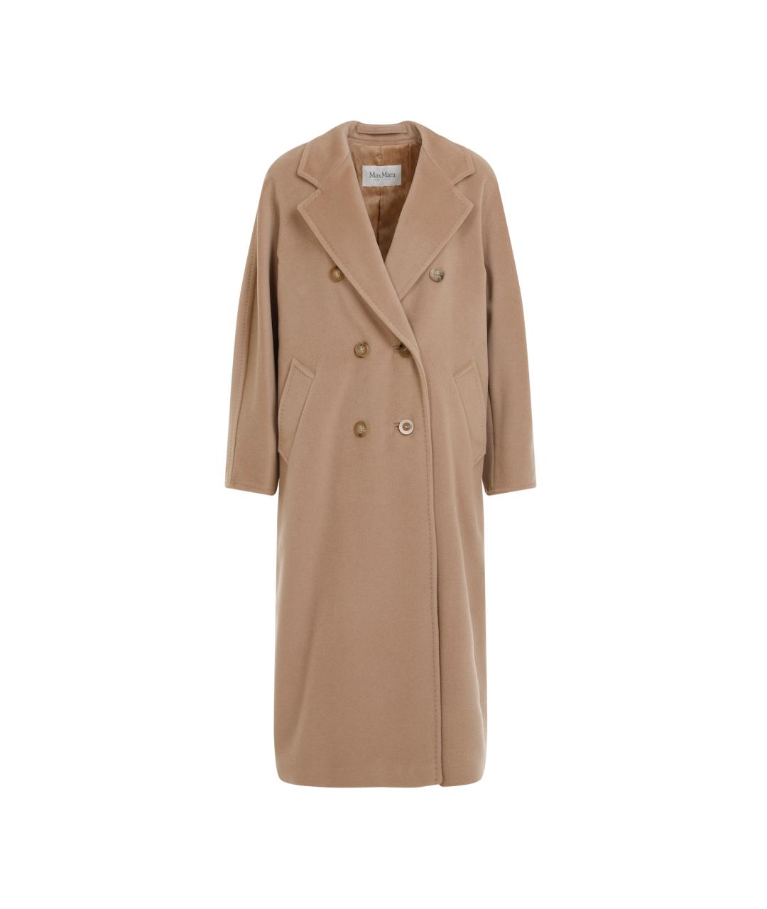 MAX MARA Бежевое шерстяное пальто, фото 1
