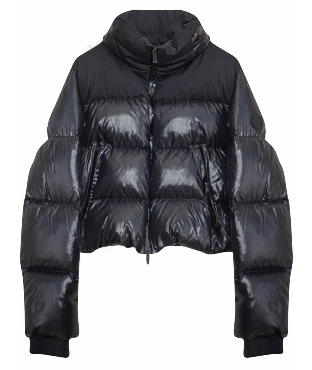 MONCLER Черный пуховик, фото 1