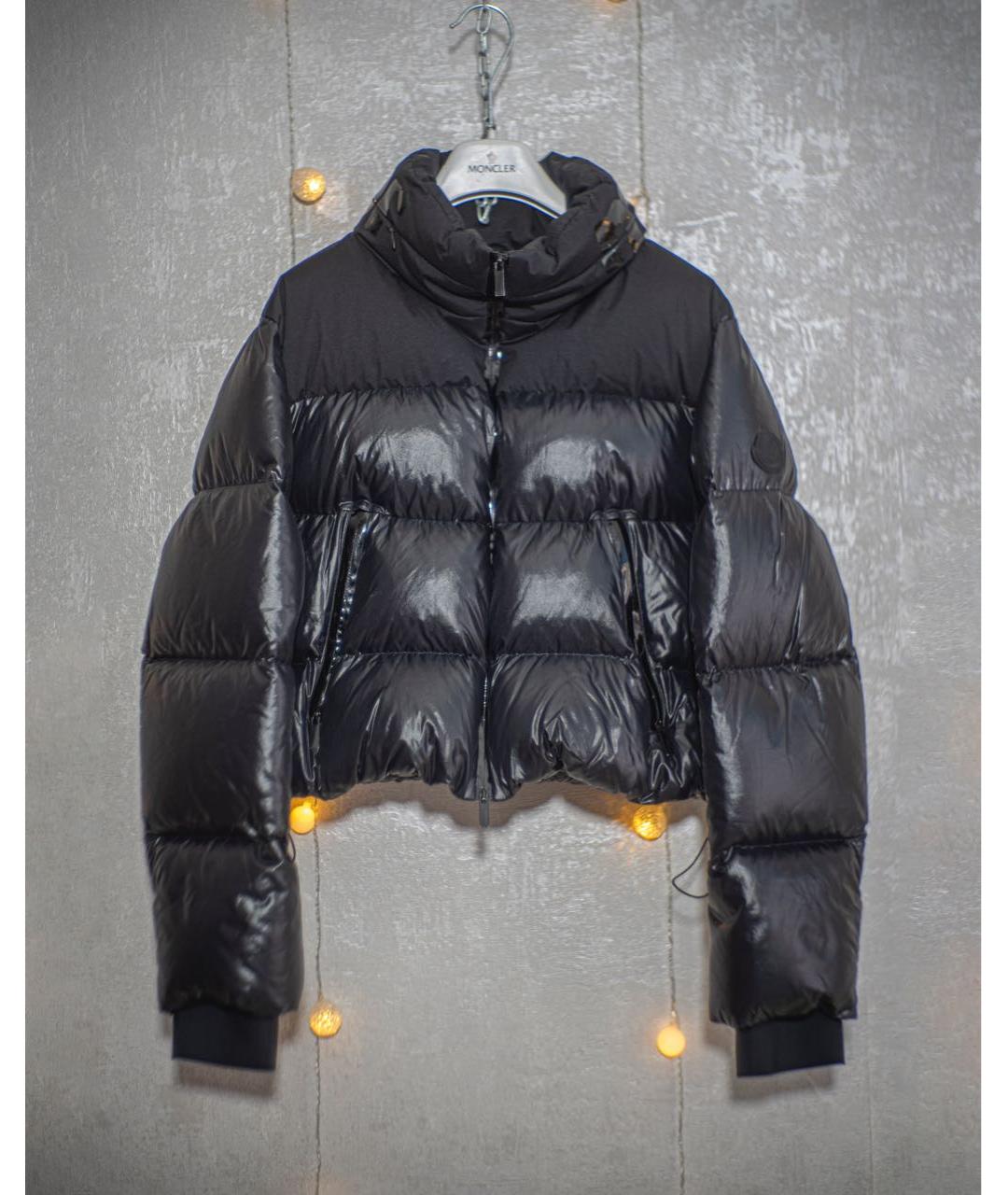 MONCLER Черный пуховик, фото 9
