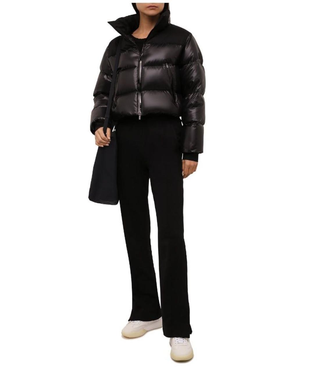 MONCLER Черный пуховик, фото 5