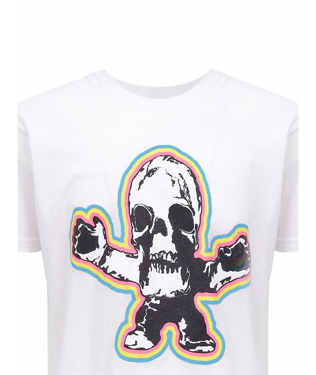 CHROME HEARTS Белая хлопковая футболка, фото 8