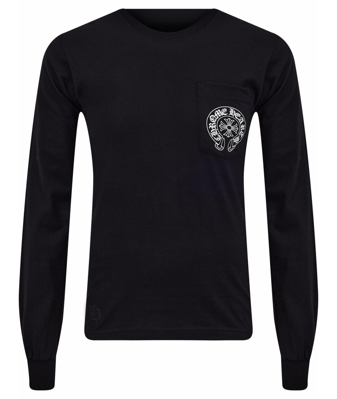 CHROME HEARTS Черная хлопковая футболка, фото 1
