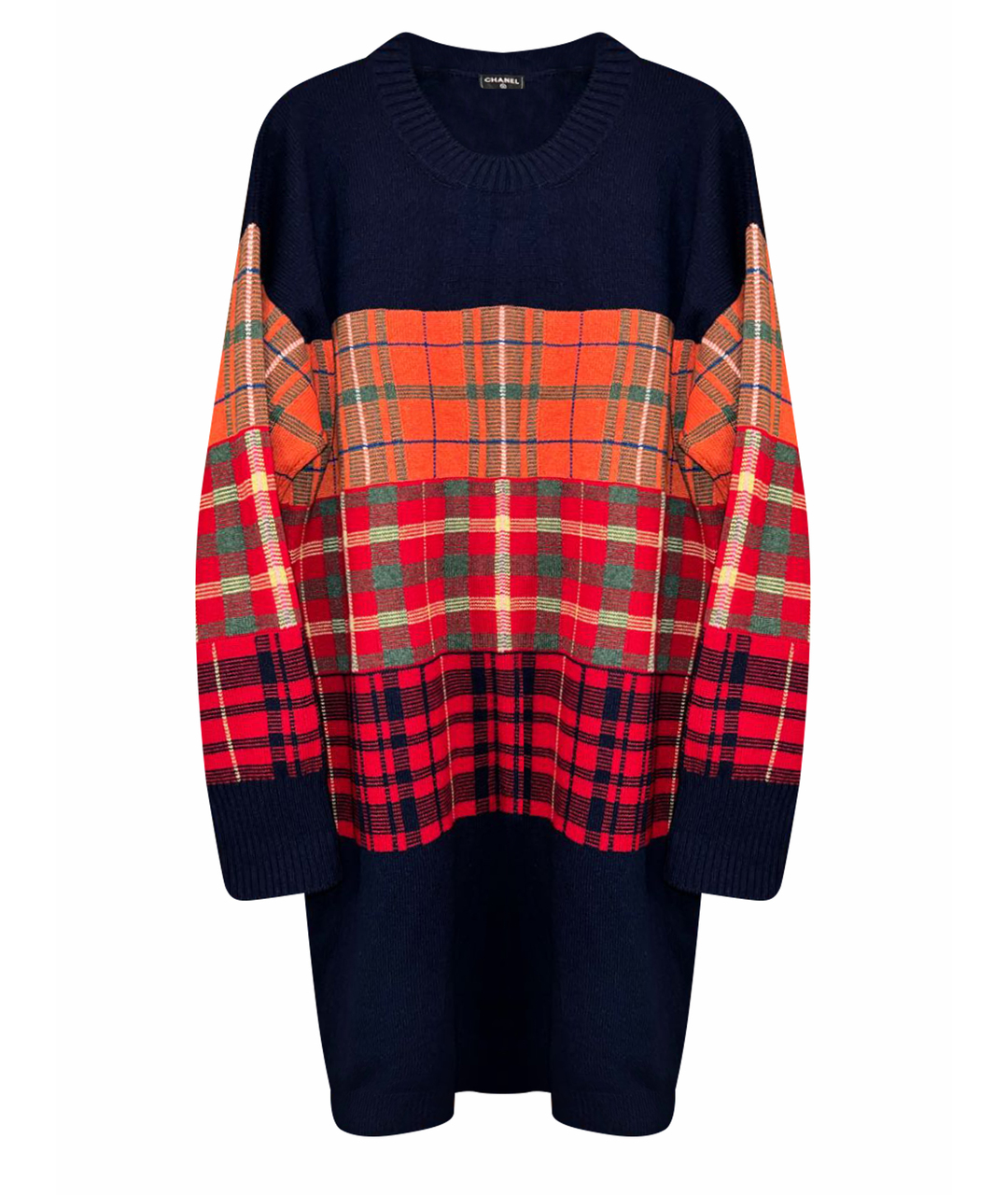 CHANEL Мульти шерстяное повседневное платье, фото 1