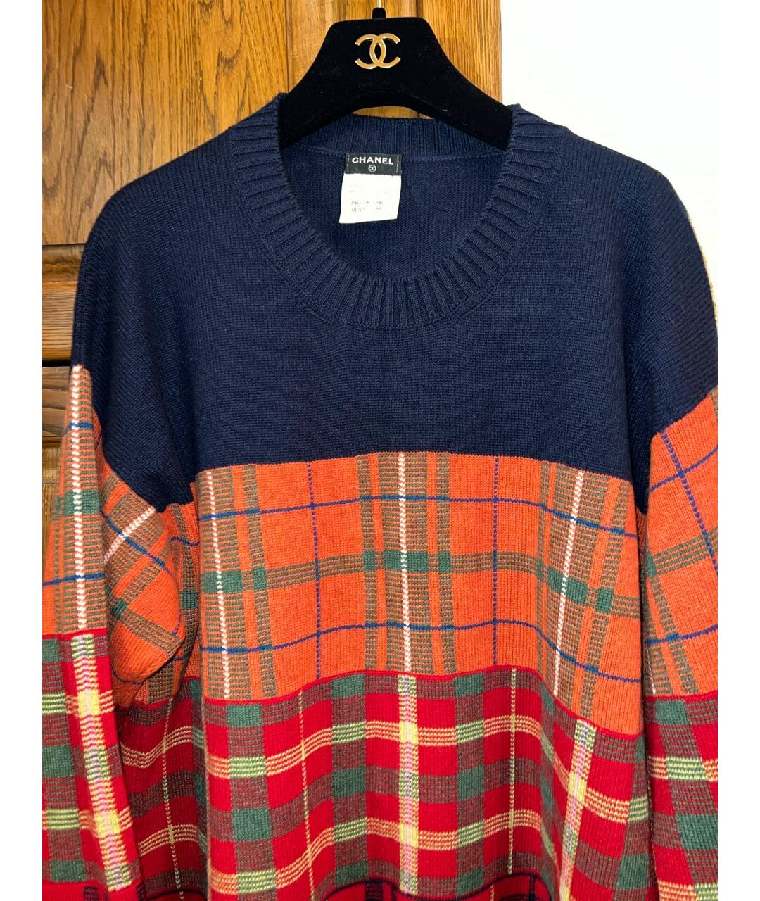 CHANEL Мульти шерстяное повседневное платье, фото 2