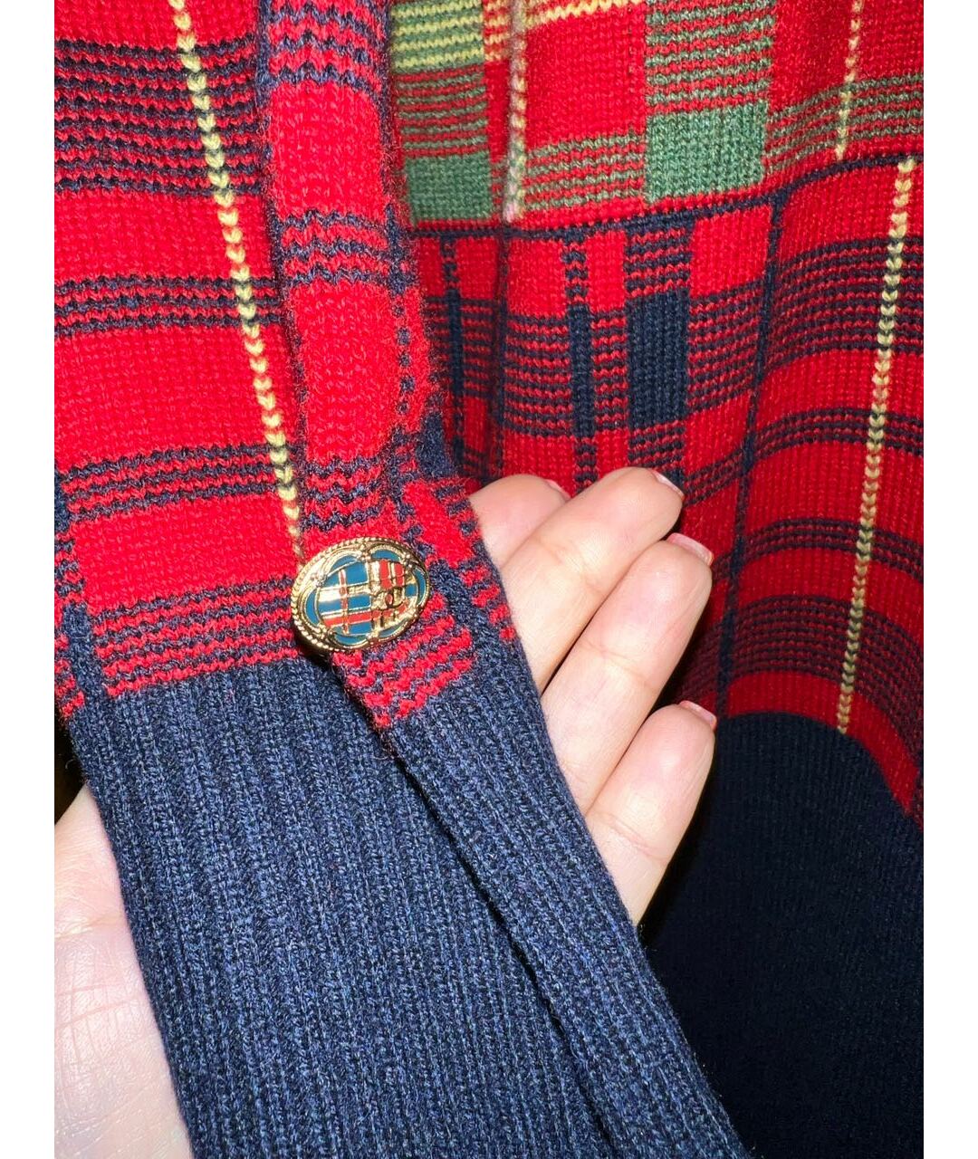 CHANEL Мульти шерстяное повседневное платье, фото 4