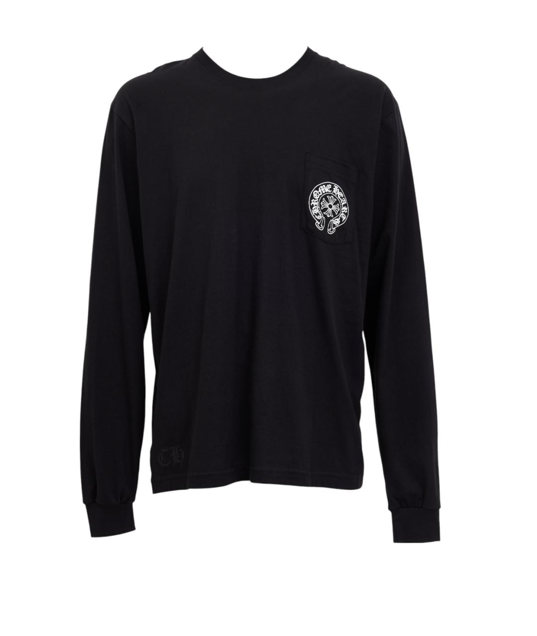 CHROME HEARTS Черная хлопковая футболка, фото 1