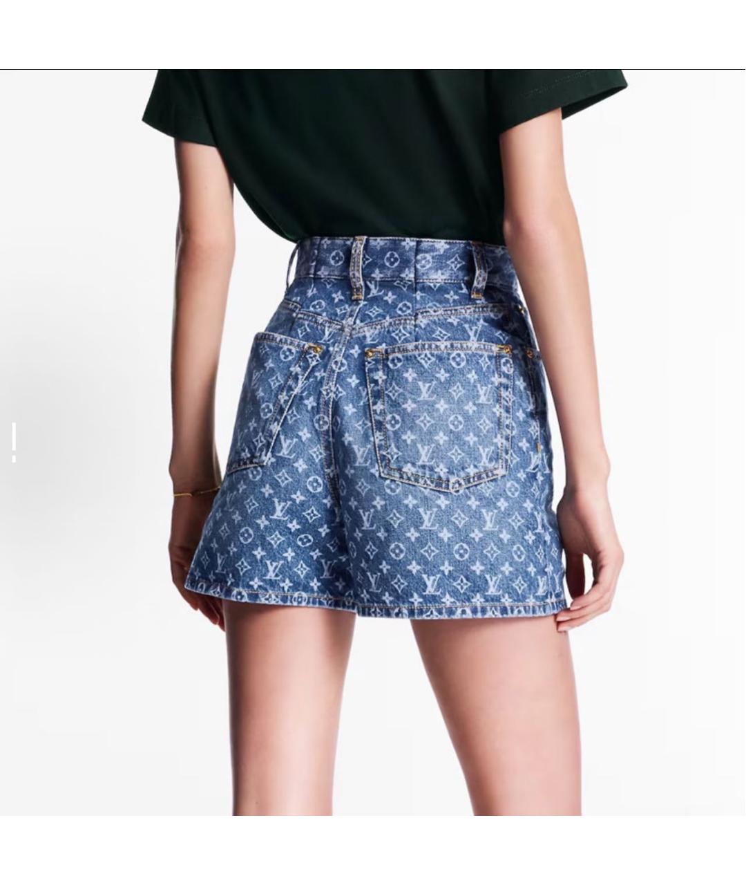 LOUIS VUITTON Синие шорты, фото 3