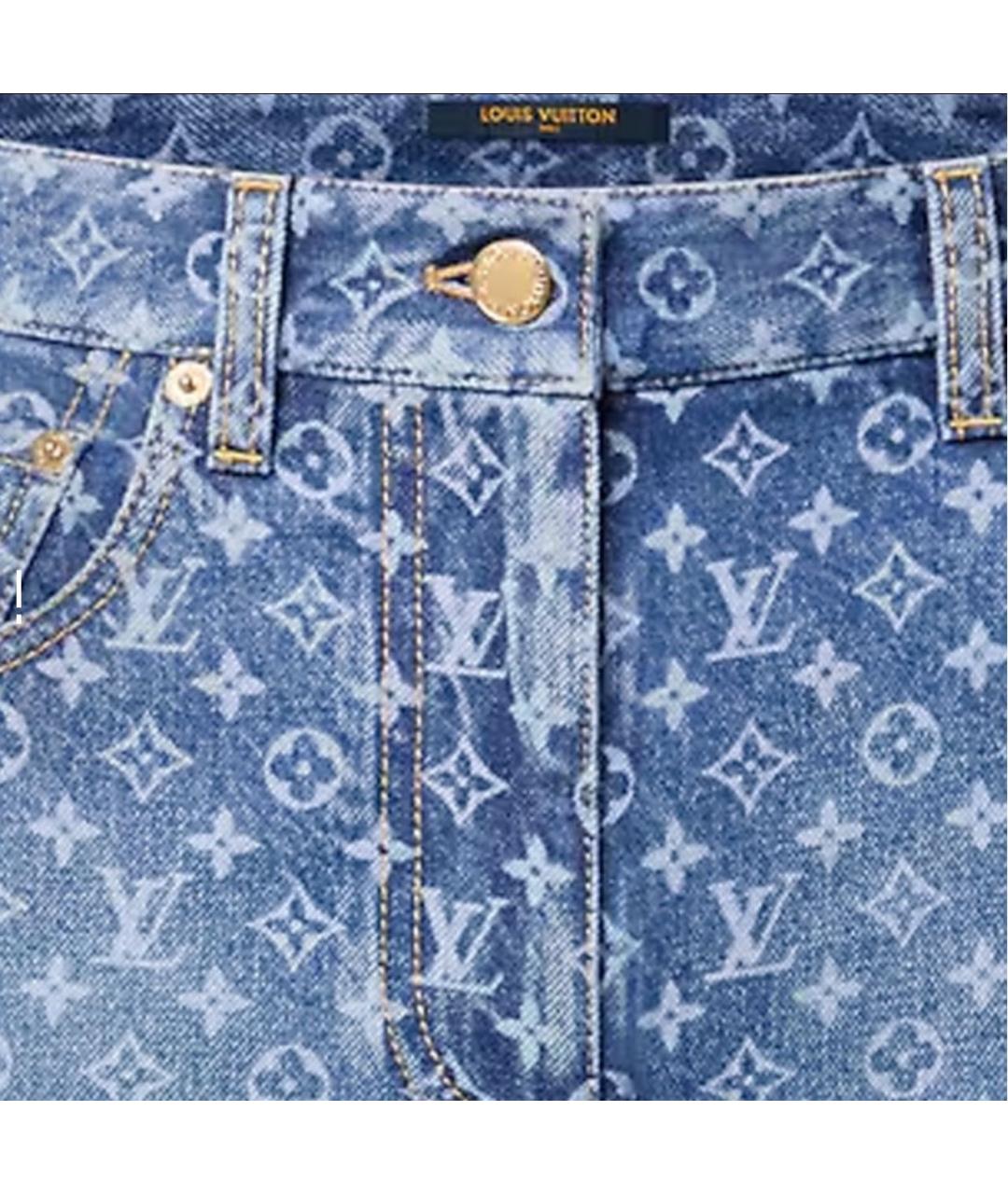 LOUIS VUITTON Синие шорты, фото 6