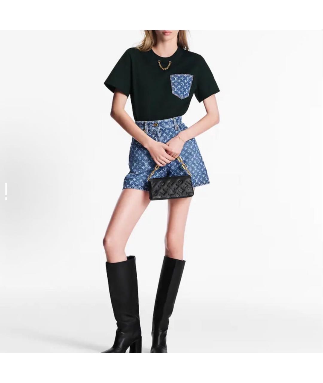 LOUIS VUITTON Синие шорты, фото 5