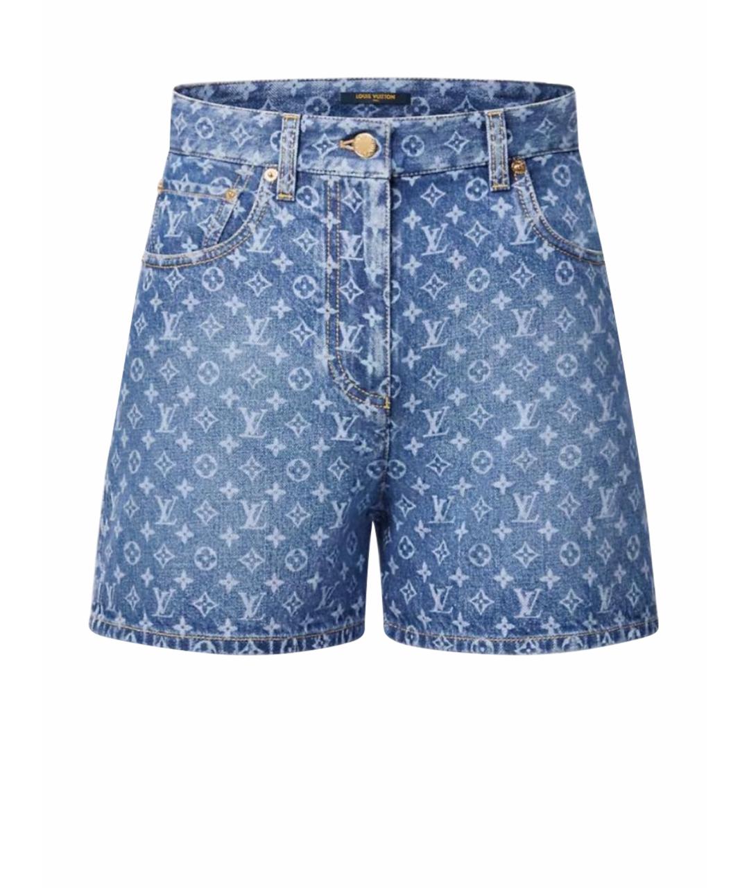 LOUIS VUITTON Синие шорты, фото 1