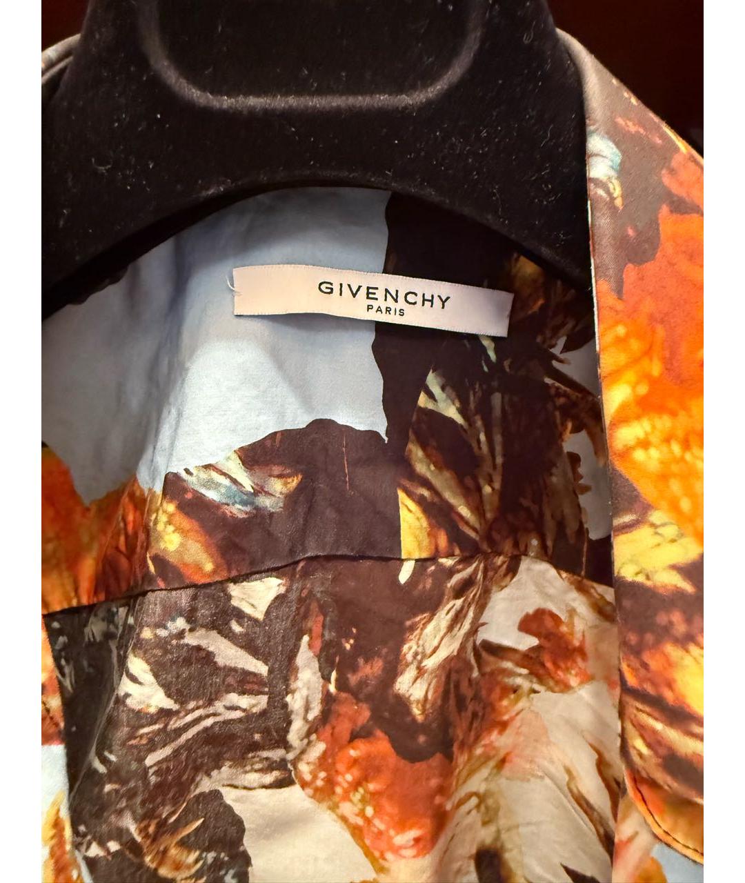 GIVENCHY Мульти хлопковая кэжуал рубашка, фото 3