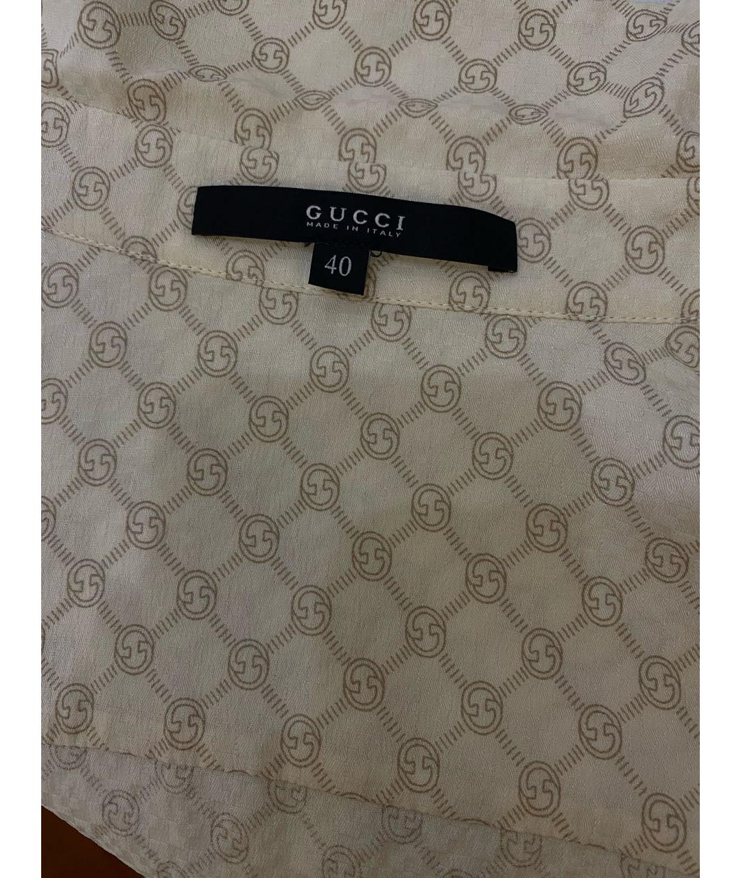GUCCI Шелковая блузы, фото 4