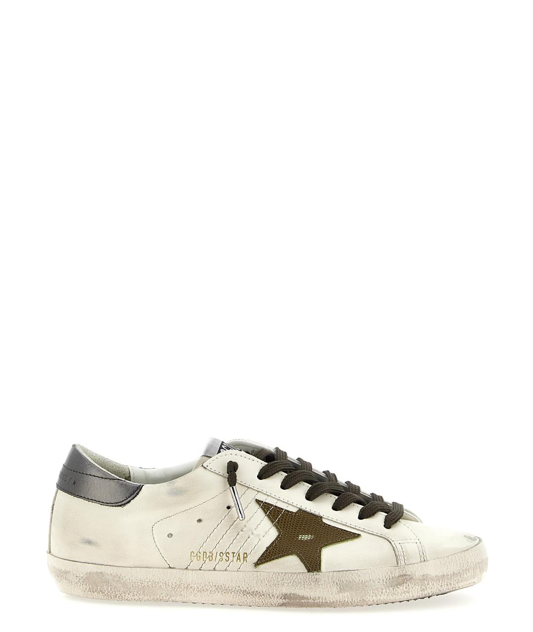 GOLDEN GOOSE DELUXE BRAND Мульти кожаные низкие кроссовки / кеды, фото 1