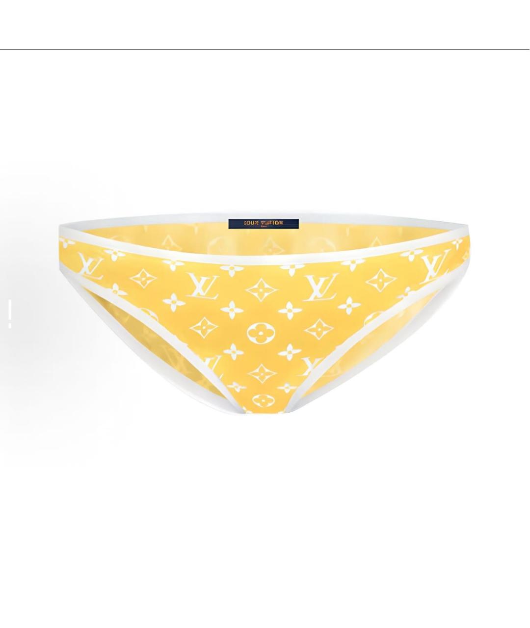 LOUIS VUITTON Желтые трусы, фото 6